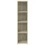 Engineered wood high sideboard in Sonoma oak 30x41x124 cm by , Sideboards - Ref: Foro24-846378, Price: 52,50 €, Discount: %