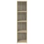 Hoher Schrank aus Sonoma-Eichen-Ingenieurholz 30x41x124 cm. von , Sideboards - Ref: Foro24-846378, Preis: 52,97 €, Rabatt: %