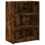 Smoked oak engineered wood sideboard 70x41x93 cm by , Sideboards - Ref: Foro24-846373, Price: 63,50 €, Discount: %