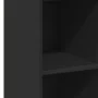 Tall black engineered wood sideboard 40x41x124 cm by , Sideboards - Ref: Foro24-846384, Price: 64,24 €, Discount: %