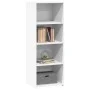 Tall white engineered wood sideboard 45x41x124 cm by , Sideboards - Ref: Foro24-846390, Price: 65,04 €, Discount: %
