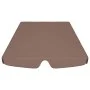 Dosel de repuesto columpio de jardín marrón 188/168x145/110 cm de vidaXL, Cubiertas para carpas y cenadores - Ref: Foro24-312...