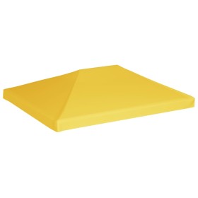 Toldo de cenador 270 g/m² 4x3 m amarillo