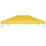 Gazebo awning 270 g/m² 4x3 m yellow by vidaXL, Covers for tents and gazebos - Ref: Foro24-312082, Price: 71,16 €, Discount: %