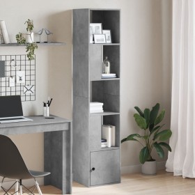 Regal aus grauem Beton-Holzwerkstoff 40x36x189 cm von , Bücherregale und Regale - Ref: Foro24-848244, Preis: 76,86 €, Rabatt: %