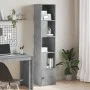 Engineered wood gray concrete shelf 40x36x189 cm by , Bookcases and shelves - Ref: Foro24-848244, Price: 75,89 €, Discount: %