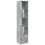 Engineered wood gray concrete shelf 40x36x189 cm by , Bookcases and shelves - Ref: Foro24-848244, Price: 75,89 €, Discount: %
