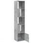 Regal aus grauem Beton-Holzwerkstoff 40x36x189 cm von , Bücherregale und Regale - Ref: Foro24-848244, Preis: 76,86 €, Rabatt: %
