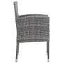 Gartenstühle mit grauen Kissen, 2 Stück, graues Kunststoffrattan von , Gartenstühle - Ref: Foro24-318725, Preis: 104,62 €, Ra...