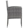 Sillas de jardín con cojines grises 2 uds ratán sintético gris de , Sillas de jardín - Ref: Foro24-318725, Precio: 105,67 €