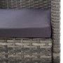 Gartenstühle mit grauen Kissen, 2 Stück, graues Kunststoffrattan von , Gartenstühle - Ref: Foro24-318725, Preis: 105,74 €, Ra...