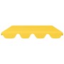 Dosel de repuesto columpio jardín amarillo 150/130x105/70 cm