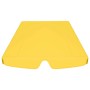 Dosel de repuesto columpio jardín amarillo 150/130x105/70 cm