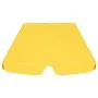 Replacement canopy for garden swing, yellow, 150/130x105/70 cm by vidaXL, Covers for tents and gazebos - Ref: Foro24-312104, ...