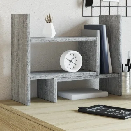 Wooden gray engineering desktop organizer 38.5x17x39 cm by , Classification and organization - Ref: Foro24-848064, Price: 23,...