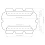 Ersatz Gartenschaukel gelb 150/130x105/70 cm von vidaXL, Abdeckungen für Zelte und Pavillons - Ref: Foro24-312104, Preis: 27,...