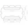 Replacement canopy for garden swing, yellow, 150/130x105/70 cm by vidaXL, Covers for tents and gazebos - Ref: Foro24-312104, ...
