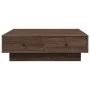 Brown oak 90x90x28 cm engineered wood coffee table by , Coffee table - Ref: Foro24-848093, Price: 123,35 €, Discount: %