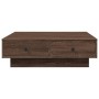 Mesa de centro de madera de ingeniería marrón roble 90x90x28 cm de , Mesas de centro - Ref: Foro24-848093, Precio: 125,77 €, ...