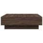Brown oak 90x90x28 cm engineered wood coffee table by , Coffee table - Ref: Foro24-848093, Price: 123,35 €, Discount: %