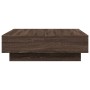 Mesa de centro de madera de ingeniería marrón roble 90x90x28 cm de , Mesas de centro - Ref: Foro24-848093, Precio: 125,77 €, ...