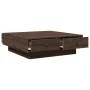 Brown oak 90x90x28 cm engineered wood coffee table by , Coffee table - Ref: Foro24-848093, Price: 123,35 €, Discount: %