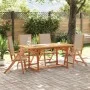 Juego comedor de jardín 5 pzas madera maciza acacia y textileno de , Conjuntos de jardín - Ref: Foro24-3279324, Precio: 538,5...
