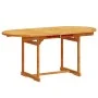 Garden dining set 5 pieces solid acacia wood and textilene by , Garden sets - Ref: Foro24-3279280, Price: 535,55 €, Discount: %