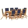 Garten-Esszimmer-Set, 9-teilig, Massivholz Akazie und Textilene von , Gartensets - Ref: Foro24-3279305, Preis: 916,74 €, Raba...
