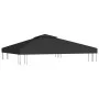 Obere Abdeckung für Pavillon, 2 Ebenen, schwarz, 310 g/m², 3x3 m. von vidaXL, Abdeckungen für Zelte und Pavillons - Ref: Foro...
