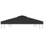 Obere Abdeckung für Pavillon, 2 Ebenen, schwarz, 310 g/m², 3x3 m. von vidaXL, Abdeckungen für Zelte und Pavillons - Ref: Foro...