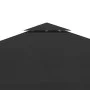 Obere Abdeckung für Pavillon, 2 Ebenen, schwarz, 310 g/m², 3x3 m. von vidaXL, Abdeckungen für Zelte und Pavillons - Ref: Foro...