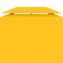 Gazebo canopy 2 levels 310 g/m² 4x3 m yellow by vidaXL, Covers for tents and gazebos - Ref: Foro24-312076, Price: 58,33 €, Di...