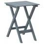 Mesa auxiliar plegable madera maciza de álamo gris de , Mesas de jardín - Ref: Foro24-4008874, Precio: 38,61 €, Descuento: %