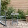 Folding side table made of solid gray poplar wood by , Garden tables - Ref: Foro24-4008874, Price: 38,67 €, Discount: %