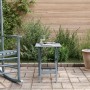 Mesa auxiliar plegable madera maciza de álamo gris de , Mesas de jardín - Ref: Foro24-4008874, Precio: 39,46 €, Descuento: %