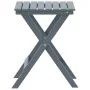 Folding side table made of solid gray poplar wood by , Garden tables - Ref: Foro24-4008874, Price: 38,67 €, Discount: %