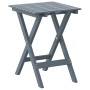 Mesa auxiliar plegable madera maciza de álamo gris de , Mesas de jardín - Ref: Foro24-4008874, Precio: 39,46 €, Descuento: %