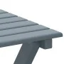 Folding side table made of solid gray poplar wood by , Garden tables - Ref: Foro24-4008874, Price: 38,67 €, Discount: %