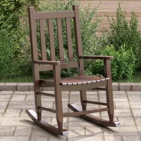 Schaukelstuhl für Kinder aus massiver brauner Pappelholz von , Schaukelstühle - Ref: Foro24-4008876, Preis: 61,64 €, Rabatt: %