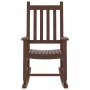 Schaukelstuhl für Kinder aus massiver brauner Pappelholz von , Schaukelstühle - Ref: Foro24-4008876, Preis: 62,52 €, Rabatt: %