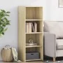 High sideboard made of Sonoma oak engineered wood 45x41x124 cm by , Sideboards - Ref: Foro24-846392, Price: 65,82 €, Discount: %
