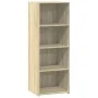 High sideboard made of Sonoma oak engineered wood 45x41x124 cm by , Sideboards - Ref: Foro24-846392, Price: 65,82 €, Discount: %