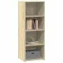 High sideboard made of Sonoma oak engineered wood 45x41x124 cm by , Sideboards - Ref: Foro24-846392, Price: 65,82 €, Discount: %
