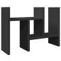 Wooden engineering desktop organizer in black, 34.5x15.5x35.5cm by , Classification and organization - Ref: Foro24-848053, Pr...