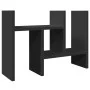 Wooden engineering desktop organizer in black, 34.5x15.5x35.5cm by , Classification and organization - Ref: Foro24-848053, Pr...
