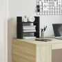 Schreibtisch-Organizer aus schwarzem Ingenieurholz, 34,5x15,5x35,5cm. von , Klassifizierung und Organisation - Ref: Foro24-84...