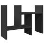 Schreibtisch-Organizer aus schwarzem Ingenieurholz, 34,5x15,5x35,5cm. von , Klassifizierung und Organisation - Ref: Foro24-84...