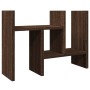 Brown oak wood desktop organizer 34.5x15.5x35.5 cm by , Classification and organization - Ref: Foro24-848058, Price: 22,59 €,...