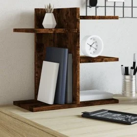 Smoked oak desktop organizer 42x21.5x42 cm by , Classification and organization - Ref: Foro24-848070, Price: 24,39 €, Discoun...